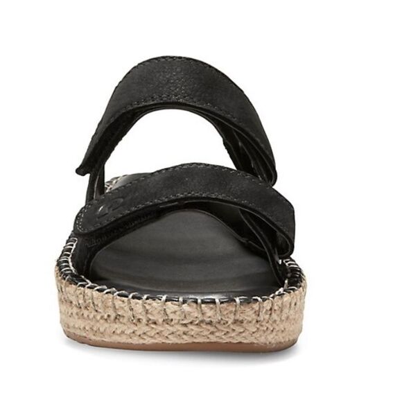 Cole Haan Cloudfeel Espadrille Double Strap Leather Slides with Jute, 5, NWOB - Picture 4 of 10